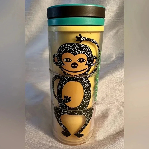 2/40$ Starbucks Tumbler Zoo Animals Puzzle 2009 Cup 8oz Kids Travel Fidget Mug - Picture 1 of 11
